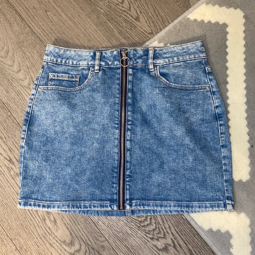 Garage, Denim Skirt, Size Medium